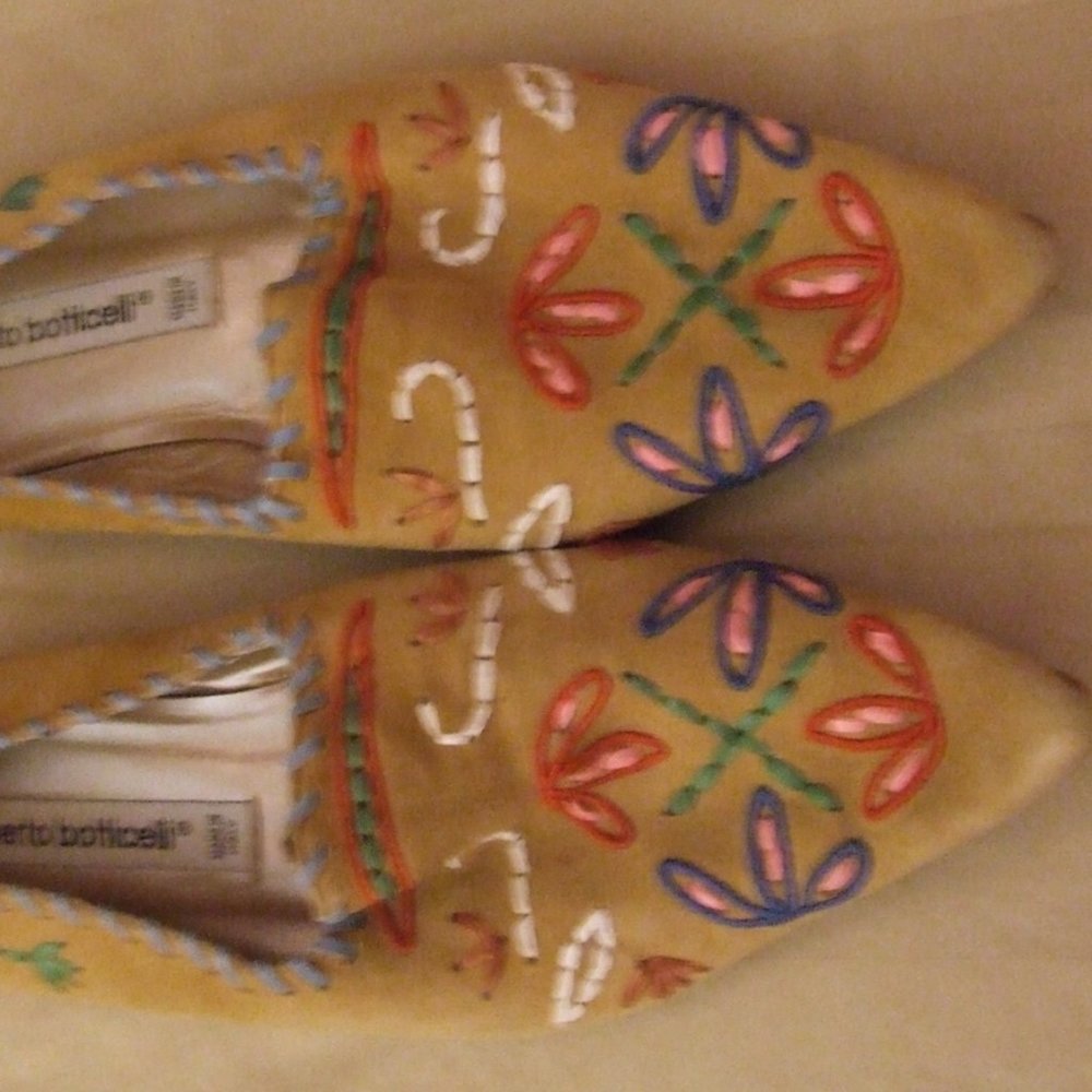 Roberto Botticelli Leather Flats